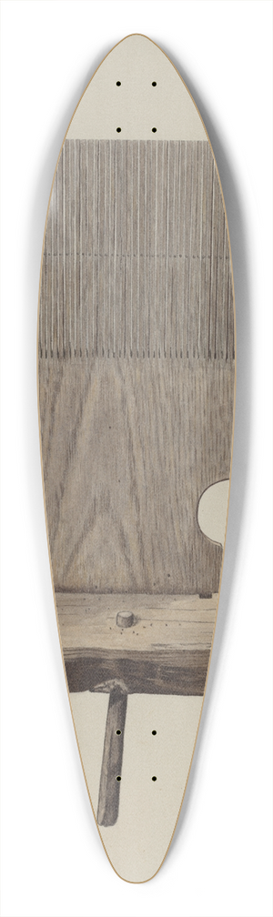 Albert Ryder - Hand Loom 39.3 inch art pintail longboard deck