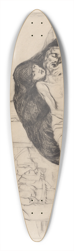 Albert Sterner - Eternal 39.3 inch art pintail longboard deck