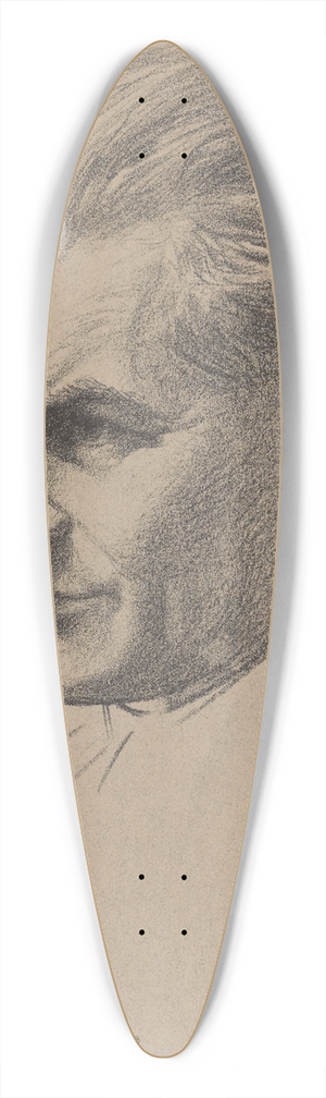 Albert Sterner - Harold W. Gould 39.3 inch art pintail longboard deck
