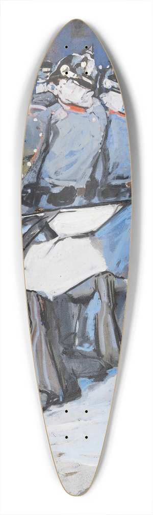 Albert Weisgerber - Ein Unheilstifter 39.3 inch art pintail longboard deck