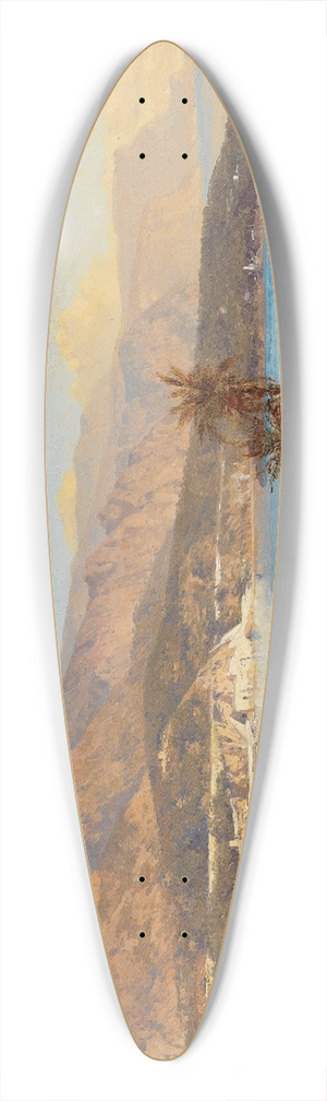 Albert Zimmermann - Blick ber Die Bucht Von Villefranche-Sur-Mer 39.3 inch art pintail longboard deck