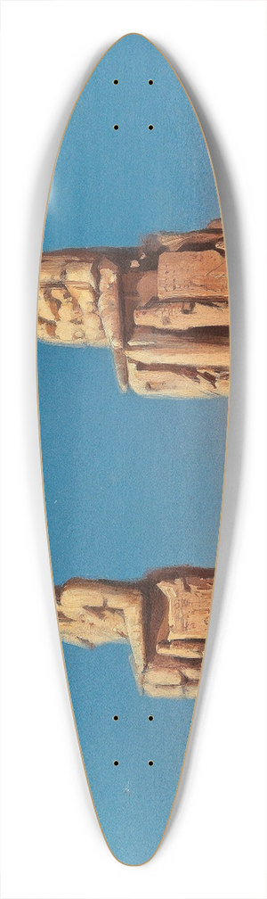 Albert Zimmermann - Die Memnonkolosse 39.3 inch art pintail longboard deck Albert Zimmermann - Die Memnonkolosse 39.3 inch art pintail longboard deck