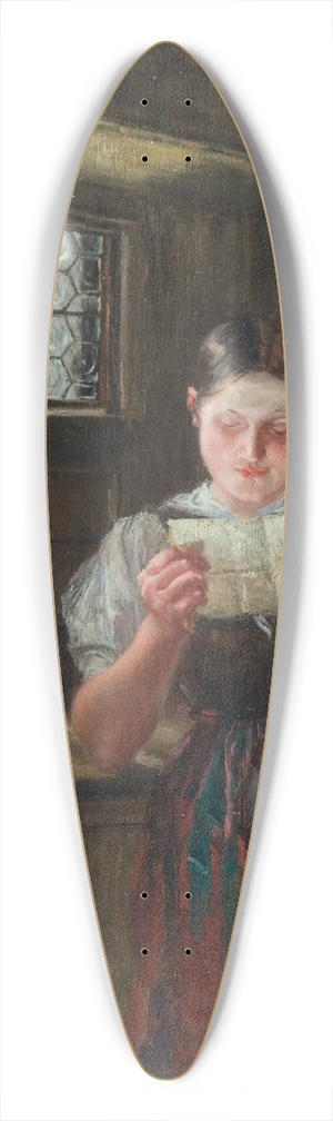 Albin Egger Lienz - Von Ihm 39.3 inch art pintail longboard deck