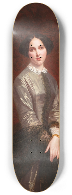 Adolphe Yvon - Portrait of a Lady 8.25 inch art skate deck Adolphe Yvon - Portrait of a Lady 8.25 inch art skate deck
