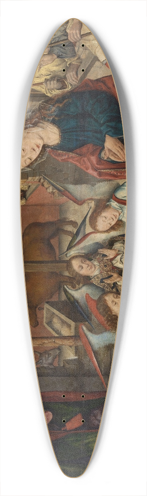 Albrecht Bouts - The Adoration of the Shepherds 39.3 inch art pintail longboard deck