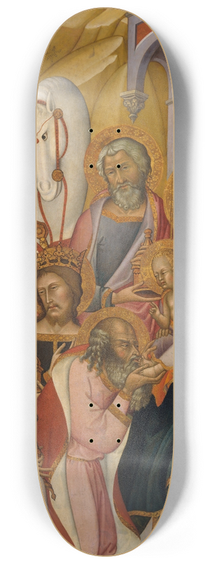 Bartolo di Fredi - The Adoration of the Magi 8.25 inch art skate deck