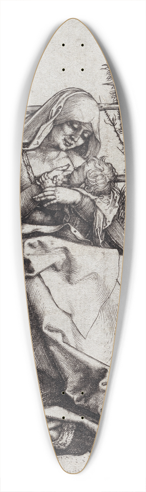 Albrecht Drer - Madonna on a Grassy Bench 39.3 inch art pintail longboard deck