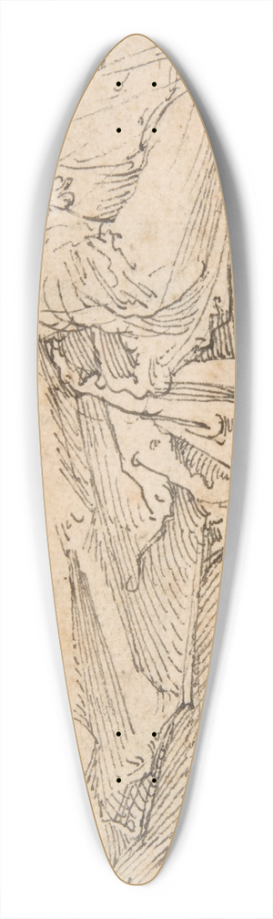 Albrecht Drer - Saint Catherine of Alexandria 39.3 inch art pintail longboard deck
