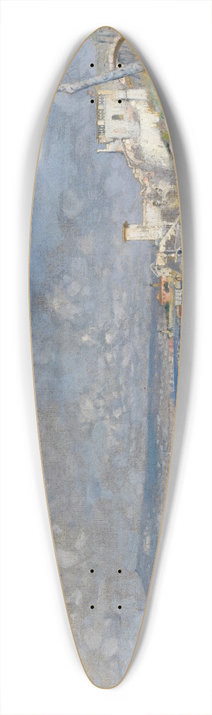 Alceste Campriani - Spiaggia Di San Giovanni A Teduccio 39.3 inch art pintail longboard deck