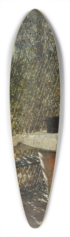 Aleksander Gierymski - Study for the painting In the summer house (with a top hat) 39.3 inch art pintail longboard deck