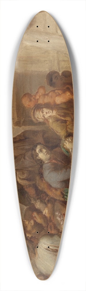Aleksander Kotsis - Death in exile 39.3 inch art pintail longboard deck