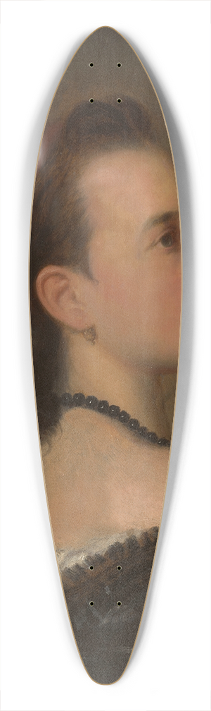 Aleksander Kotsis - Portrait of a Young Lady 39.3 inch art pintail longboard deck