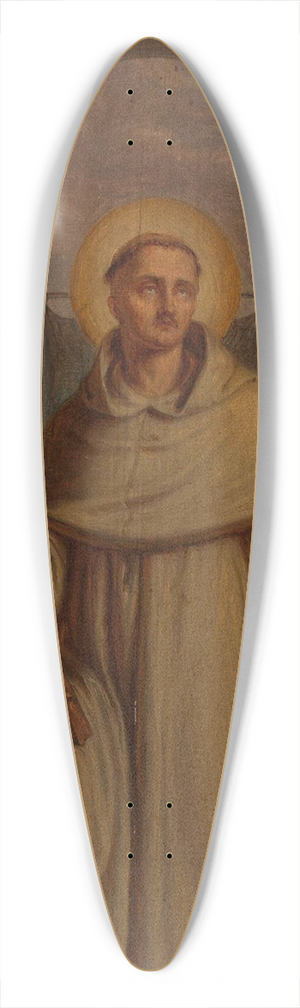 Aleksander Lesser - Sketch for Wincenty Kadubek 39.3 inch art pintail longboard deck