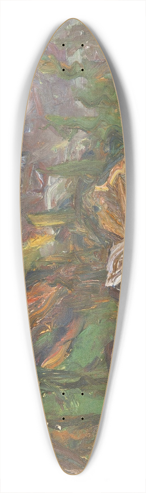 Aleksandrs Drvi - View Of Altai 39.3 inch art pintail longboard deck