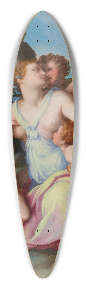 Alessandro Allori - Charity 39.3 inch art pintail longboard deck