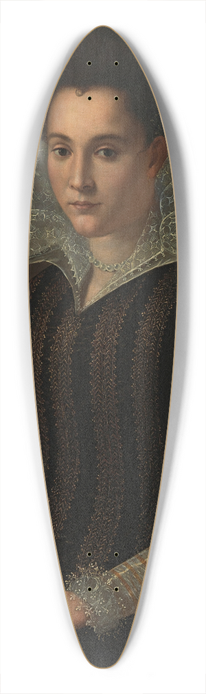 Alessandro Allori - Portrait Of A Lady 39.3 inch art pintail longboard deck