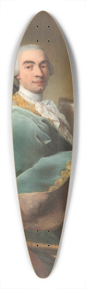 Alessandro Longhi - Portrait of a Musician 39.3 inch art pintail longboard deck