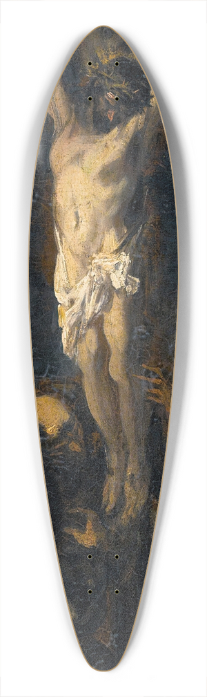 Alessandro Magnasco - The Crucifixion 39.3 inch art pintail longboard deck