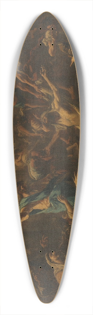 Alessandro Magnasco - The Raising of Lazarus 39.3 inch art pintail longboard deck
