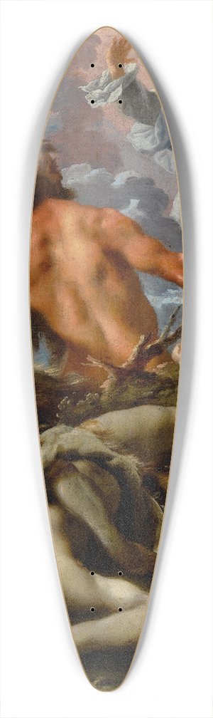 Alessandro Rosi - Cain And Abel 39.3 inch art pintail longboard deck