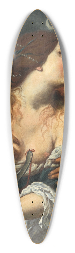Alessandro Rosi - Diana, a Satyr and Cupid 39.3 inch art pintail longboard deck