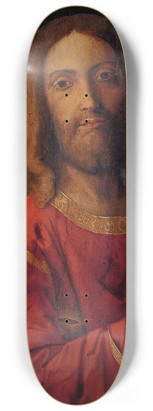 Bartolomeo Montagna - Christ Blessing 8.25 inch art skate deck Bartolomeo Montagna - Christ Blessing 8.25 inch art skate deck