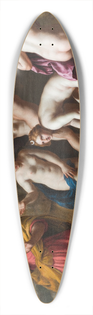 Alessandro Turchi - Diana and Actaeon 39.3 inch art pintail longboard deck