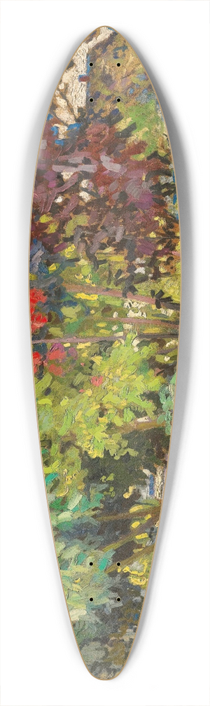 Alexander Altmann - A Summer Garden In France 39.3 inch art pintail longboard deck