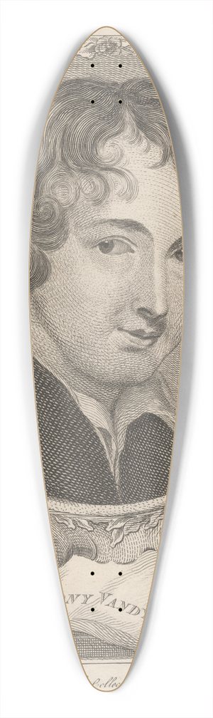 Alexander Bannerman - Anthony van Dyck 39.3 inch art pintail longboard deck