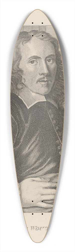 Alexander Bannerman - Francis Wouters 39.3 inch art pintail longboard deck