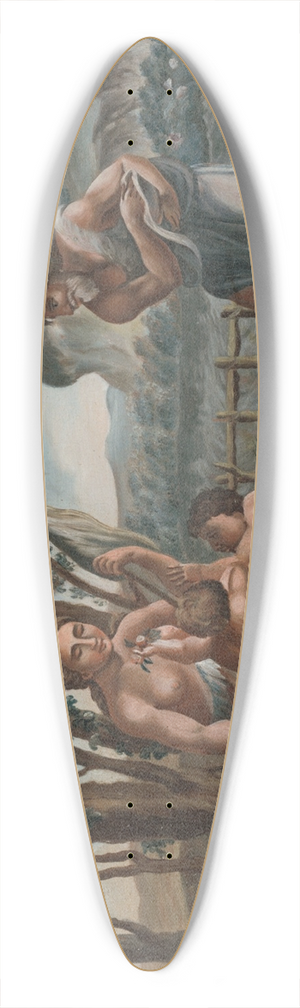 Alexander Belopotock - Biblical Scene II. 39.3 inch art pintail longboard deck