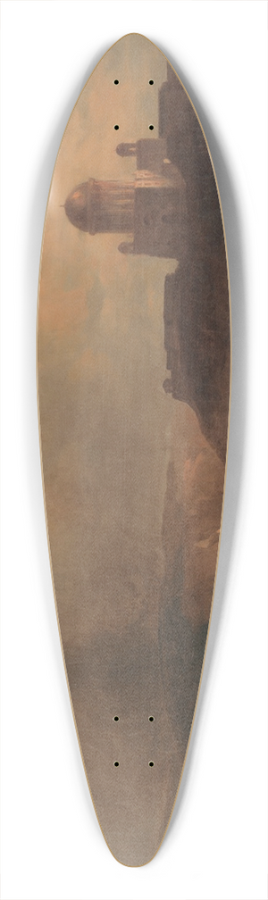 Alexander Brodszky - Esztergom Basilica 39.3 inch art pintail longboard deck