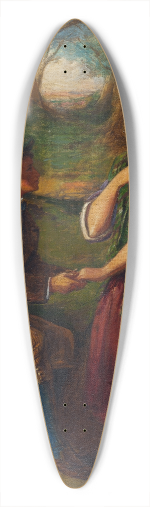 Alexander Fraser Jr. - The Proposal 39.3 inch art pintail longboard deck