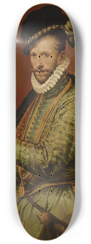 Bartolomeo Passarotti - Portrait Of Giulio Franchini 8.25 inch art skate deck