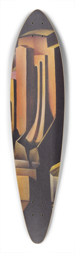 Alexander Kanoldt - Olevano 39.3 inch art pintail longboard deck