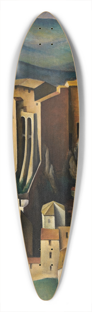 Alexander Kanoldt - Olevano 39.3 inch art pintail longboard deck