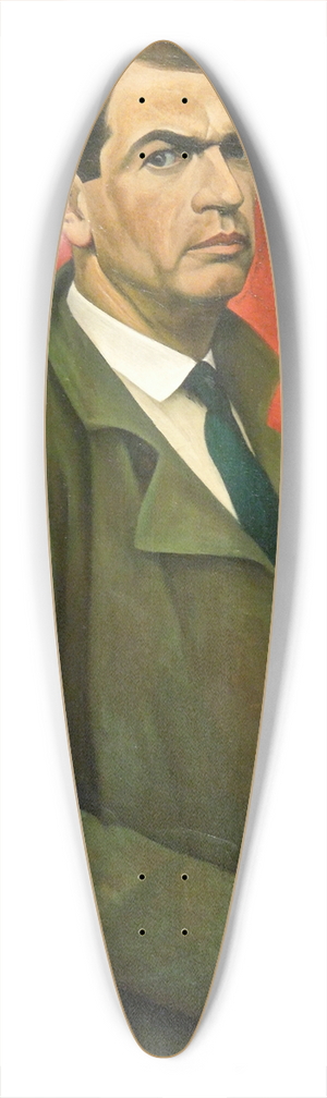 Alexander Kanoldt - Self-Portrait 39.3 inch art pintail longboard deck