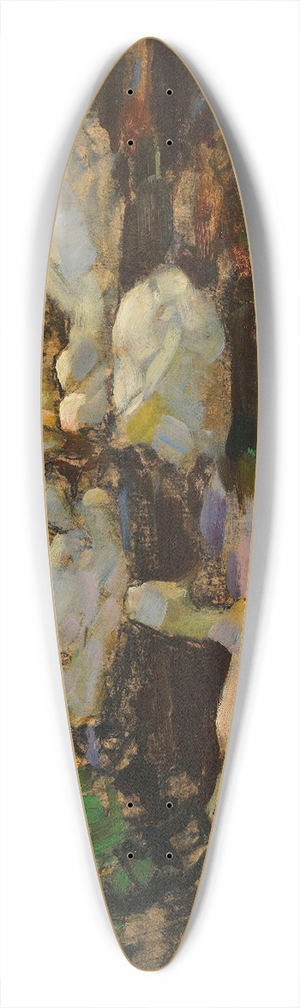 Alexander Koester - Enten im Wasser, ohne Sonne 39.3 inch art pintail longboard deck
