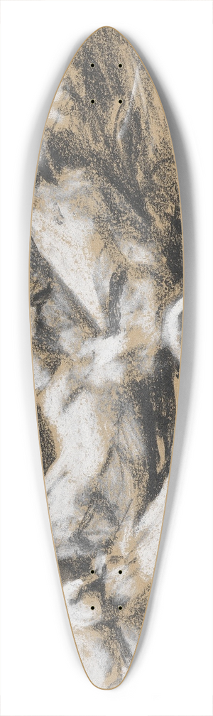 Alexander Koester - Sechs Enten am Schilfufer 39.3 inch art pintail longboard deck
