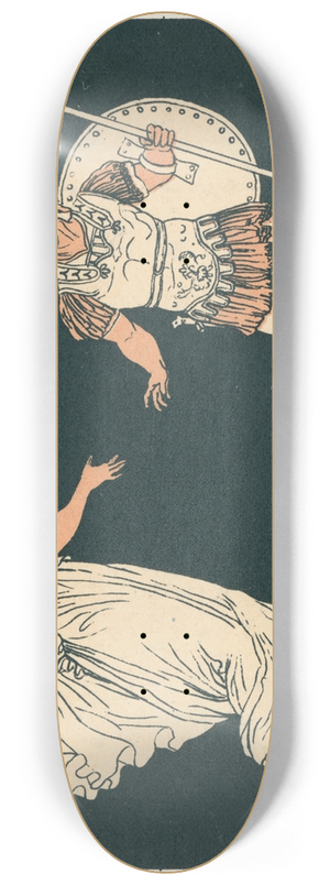 Bartolomeo Pinelli - Aeneas and the shade of Creusa 8.25 inch art skate deck Bartolomeo Pinelli - Aeneas and the shade of Creusa 8.25 inch art skate deck