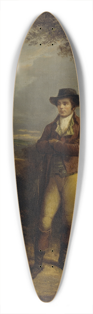 Alexander Nasmyth - Robert Burns, Poet 39.3 inch art pintail longboard deck