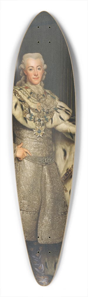 Alexander Roslin - Gustav III, 1746-1792, konung av Sverige 39.3 inch art pintail longboard deck