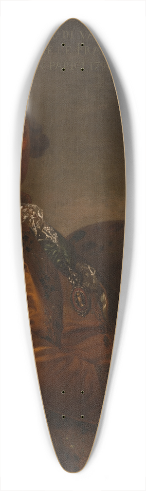 Alexander Roslin - Self-portrait 39.3 inch art pintail longboard deck