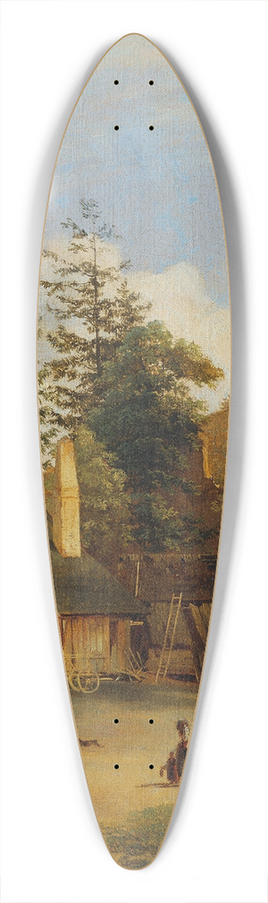 Alexander Trichtl - Bauernhof 39.3 inch art pintail longboard deck
