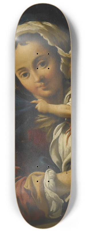 Bartolomeo Schedoni - Holy Family 8.25 inch art skate deck