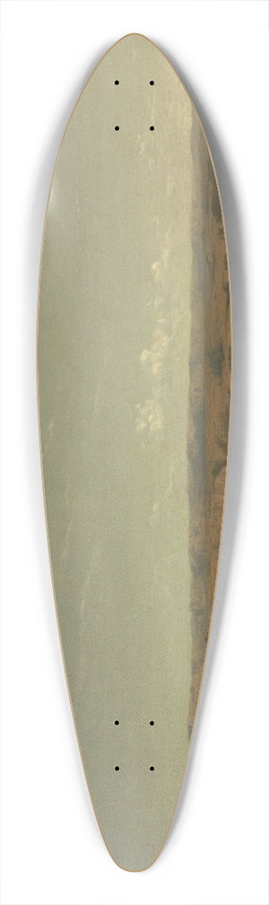 Alexandre Calame - Southern Mountain Landscape 39.3 inch art pintail longboard deck