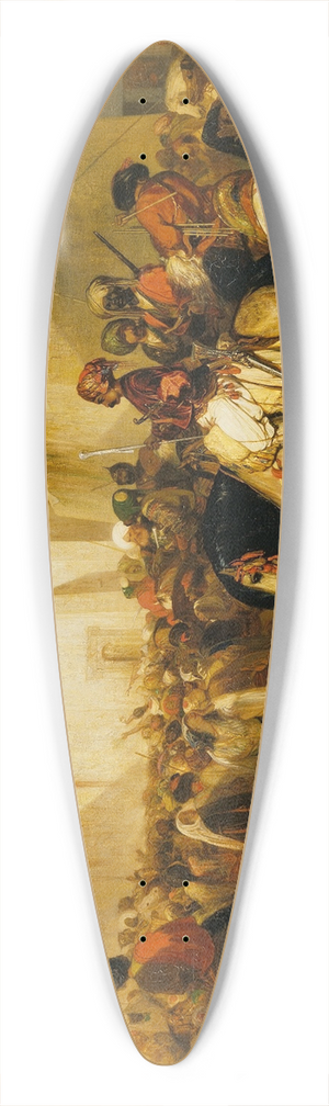 Alexandre-Gabriel Decamps - The Punishment of the Hooks 39.3 inch art pintail longboard deck Alexandre-Gabriel Decamps - The Punishment of the Hooks 39.3 inch art pintail longboard deck