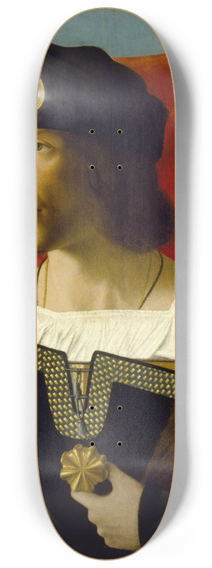 Bartolomeo Veneto - Portrait of a Man 8.25 inch art skate deck Bartolomeo Veneto - Portrait of a Man 8.25 inch art skate deck