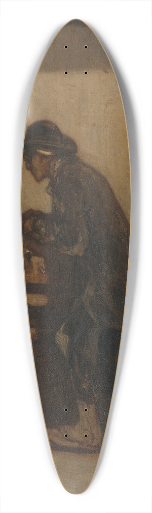 Alexandre-Gabriel Decamps - The scissors sharpener 39.3 inch art pintail longboard deck
