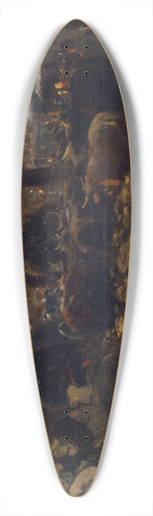Alexandre Gaston Guignard - Entre des troupeaux  Paris 39.3 inch art pintail longboard deck